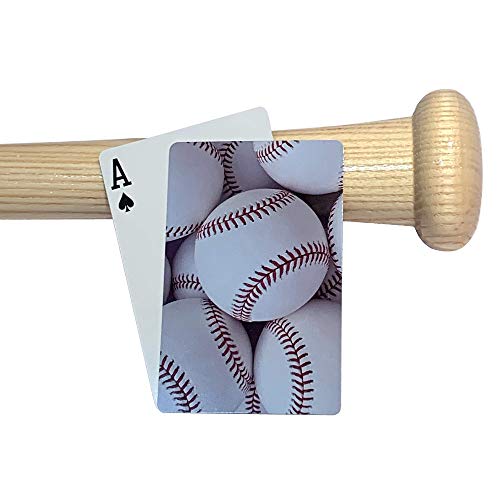 Baseball Deck of Playing Cards - 52 Cards + Jokers | Bridge Size Cards 3.5 inches x 2.25 inches