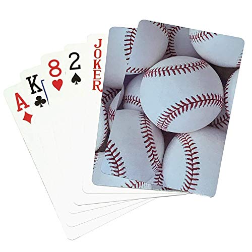 Baseball Deck of Playing Cards - 52 Cards + Jokers | Bridge Size Cards 3.5 inches x 2.25 inches