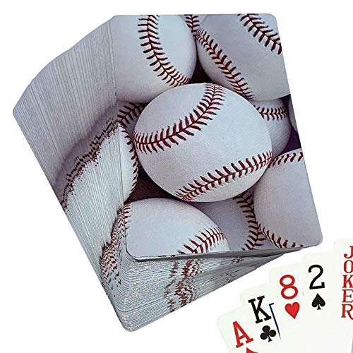 Baseball Deck of Playing Cards - 52 Cards + Jokers | Bridge Size Cards 3.5 inches x 2.25 inches