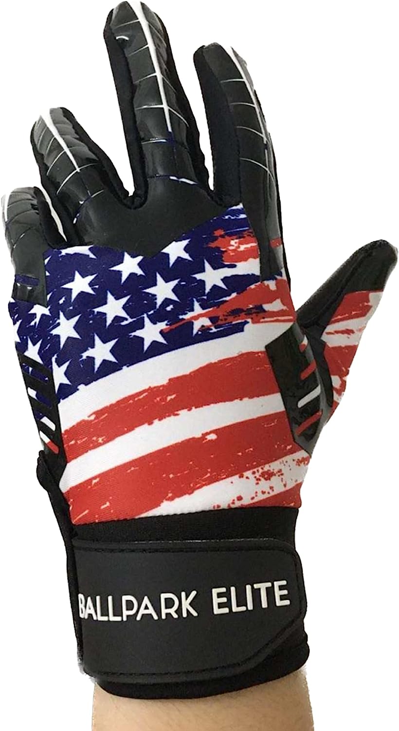 American flag best sale baseball batting gloves