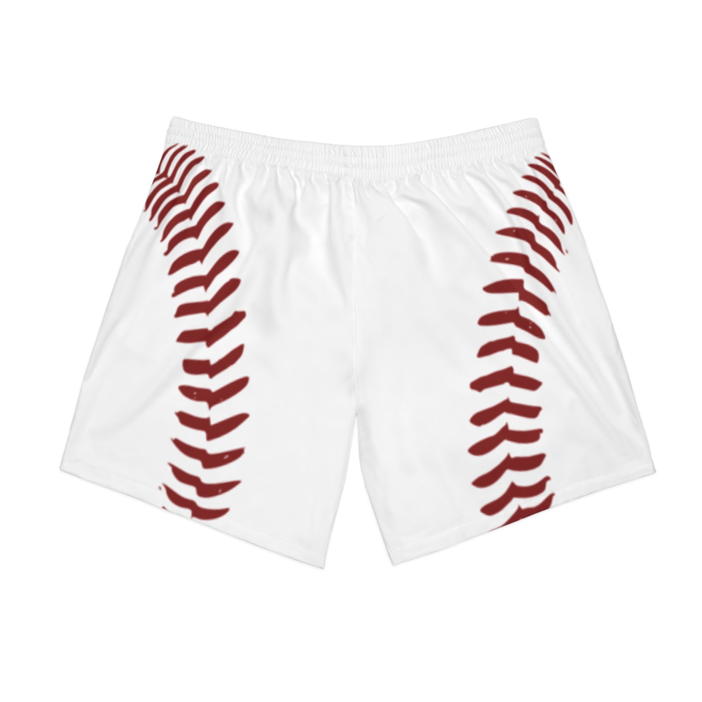 Ballpark Elite Stitch Pattern Men's Elastic Beach Shorts (AOP)