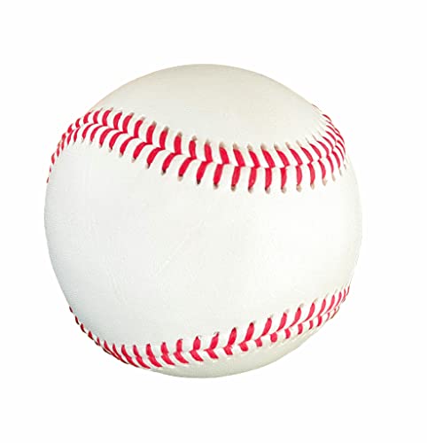 Blank Leather Baseball, Unmarked, Regulation Size & Weight: for Autographs, DIY, or Practice. Quality Stitching | One (1) Baseball