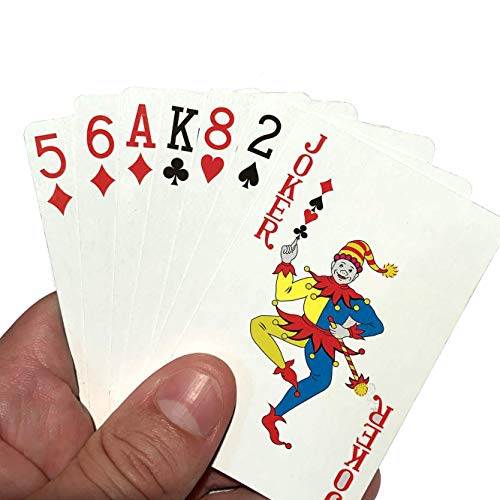 Baseball Deck of Playing Cards - 52 Cards + Jokers | Bridge Size Cards 3.5 inches x 2.25 inches