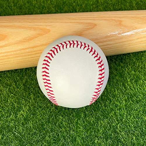 Blank Leather Baseball, Unmarked, Regulation Size & Weight: for Autographs, Arts & Crafts, Souvenirs, Custom Gifts, DIY, Youth Play or Practice. Quality Stitching | One (1) Baseball